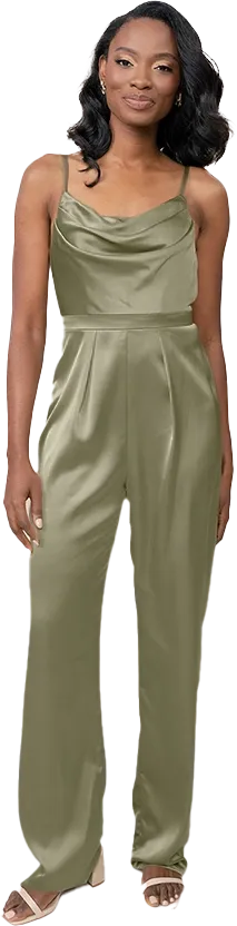 Parker Satin Jumpsuit | Made To Order