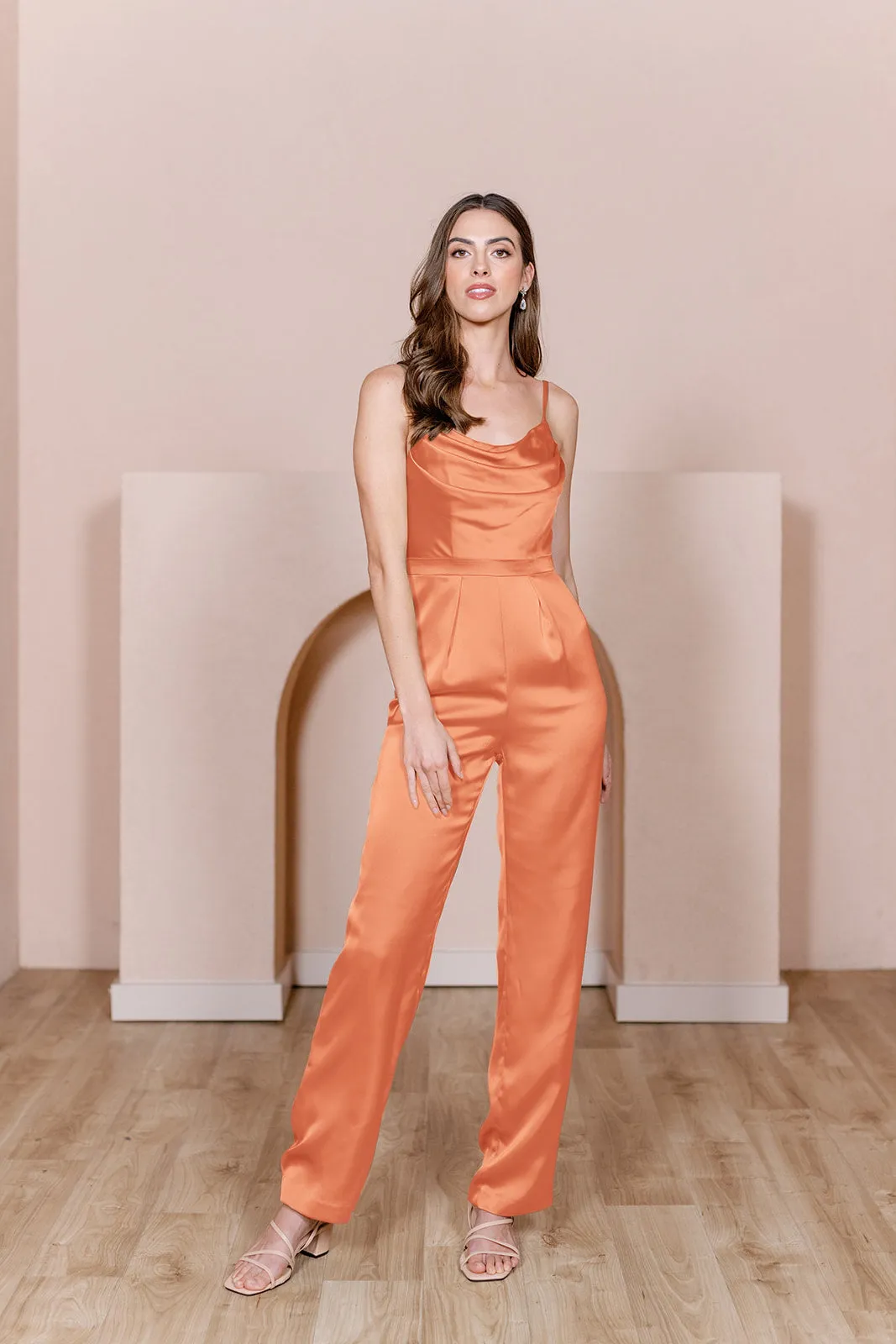 Parker Satin Jumpsuit | Made To Order