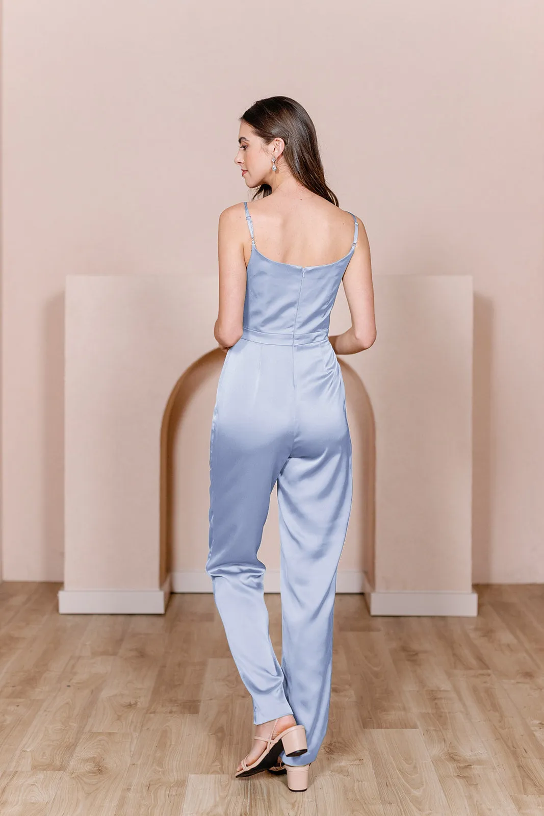 Parker Satin Jumpsuit | Made To Order
