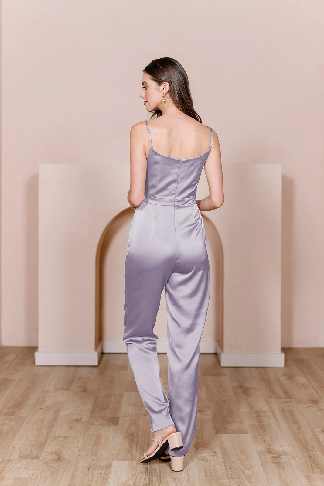 Parker Satin Jumpsuit | Made To Order