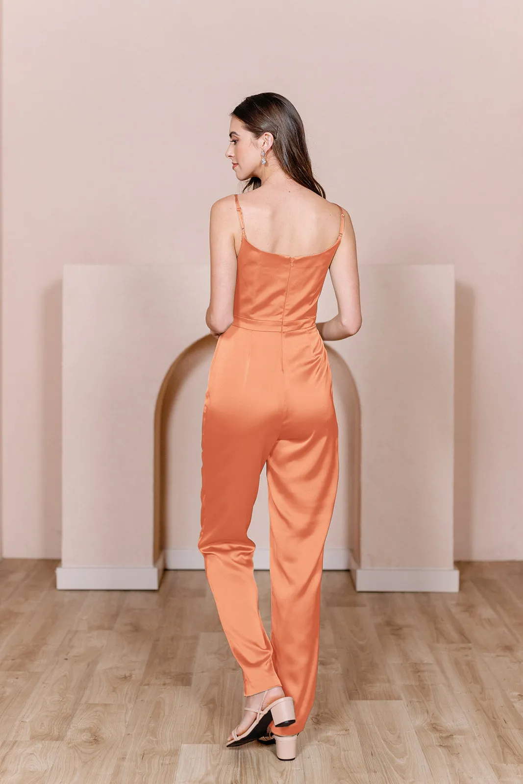 Parker Satin Jumpsuit | Made To Order