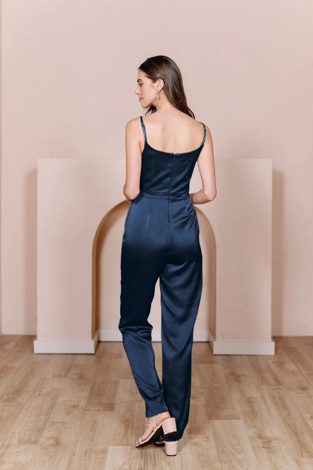 Parker Satin Jumpsuit | Made To Order