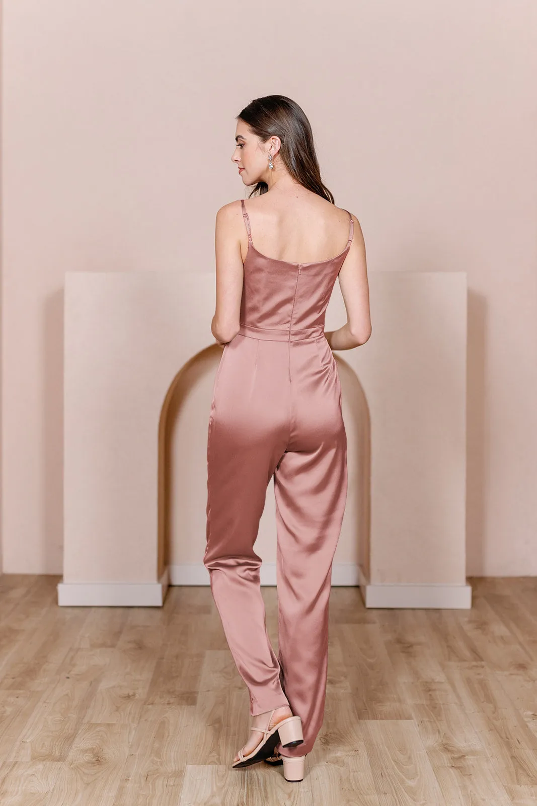 Parker Satin Jumpsuit | Made To Order