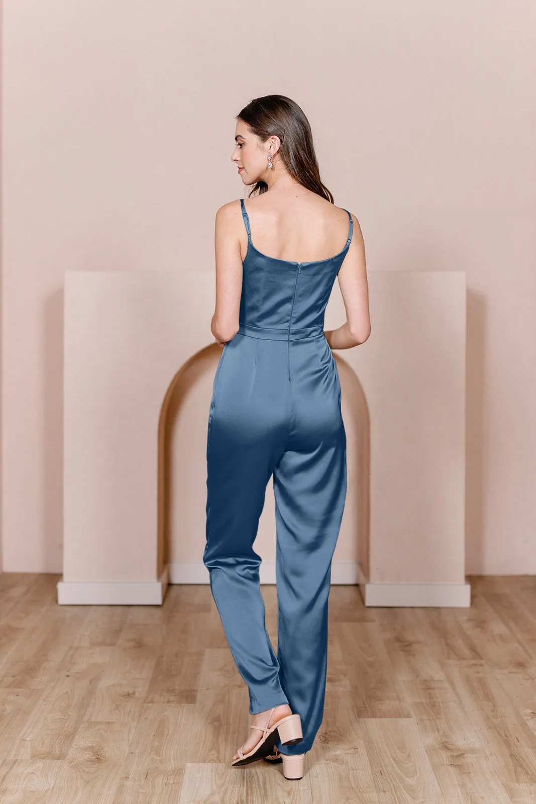 Parker Satin Jumpsuit | Made To Order