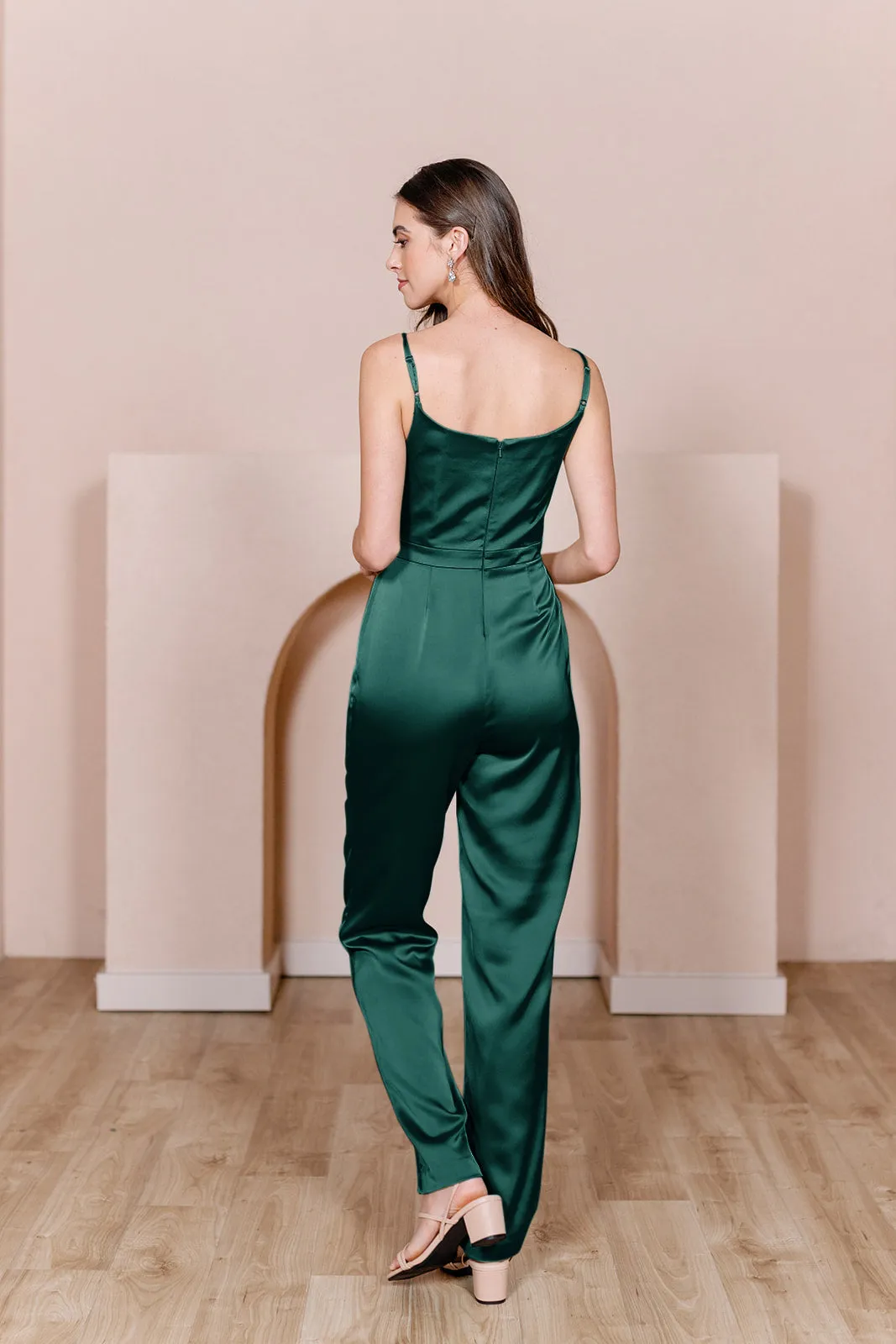 Parker Satin Jumpsuit | Made To Order