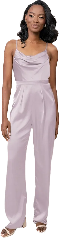Parker Satin Jumpsuit | Made To Order