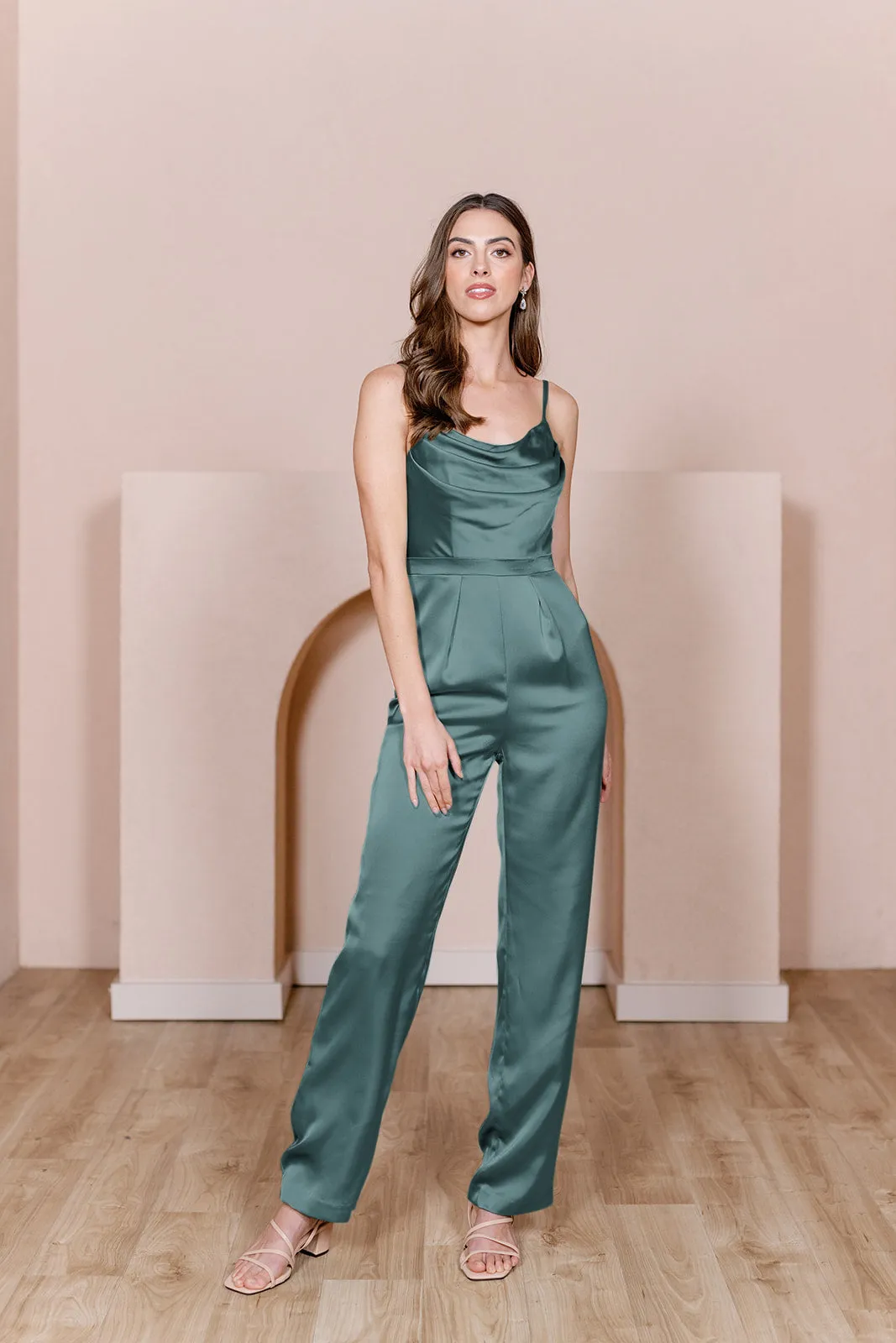Parker Satin Jumpsuit | Made To Order