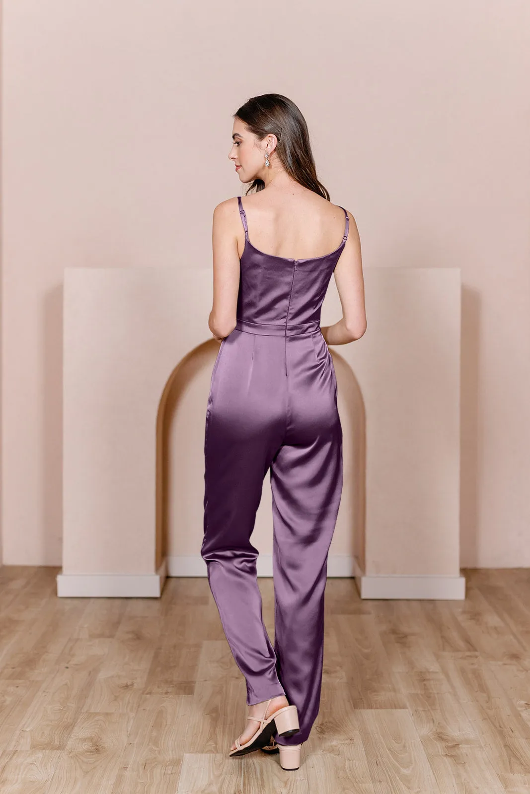 Parker Satin Jumpsuit | Made To Order