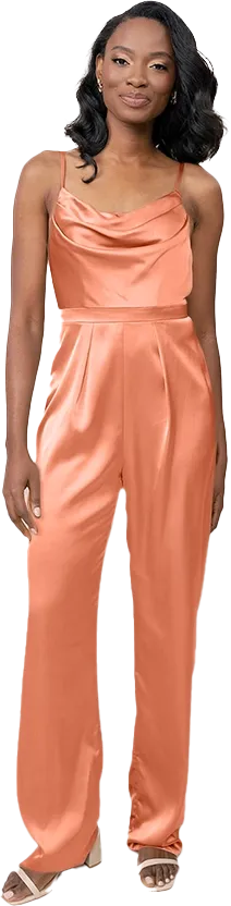 Parker Satin Jumpsuit | Made To Order