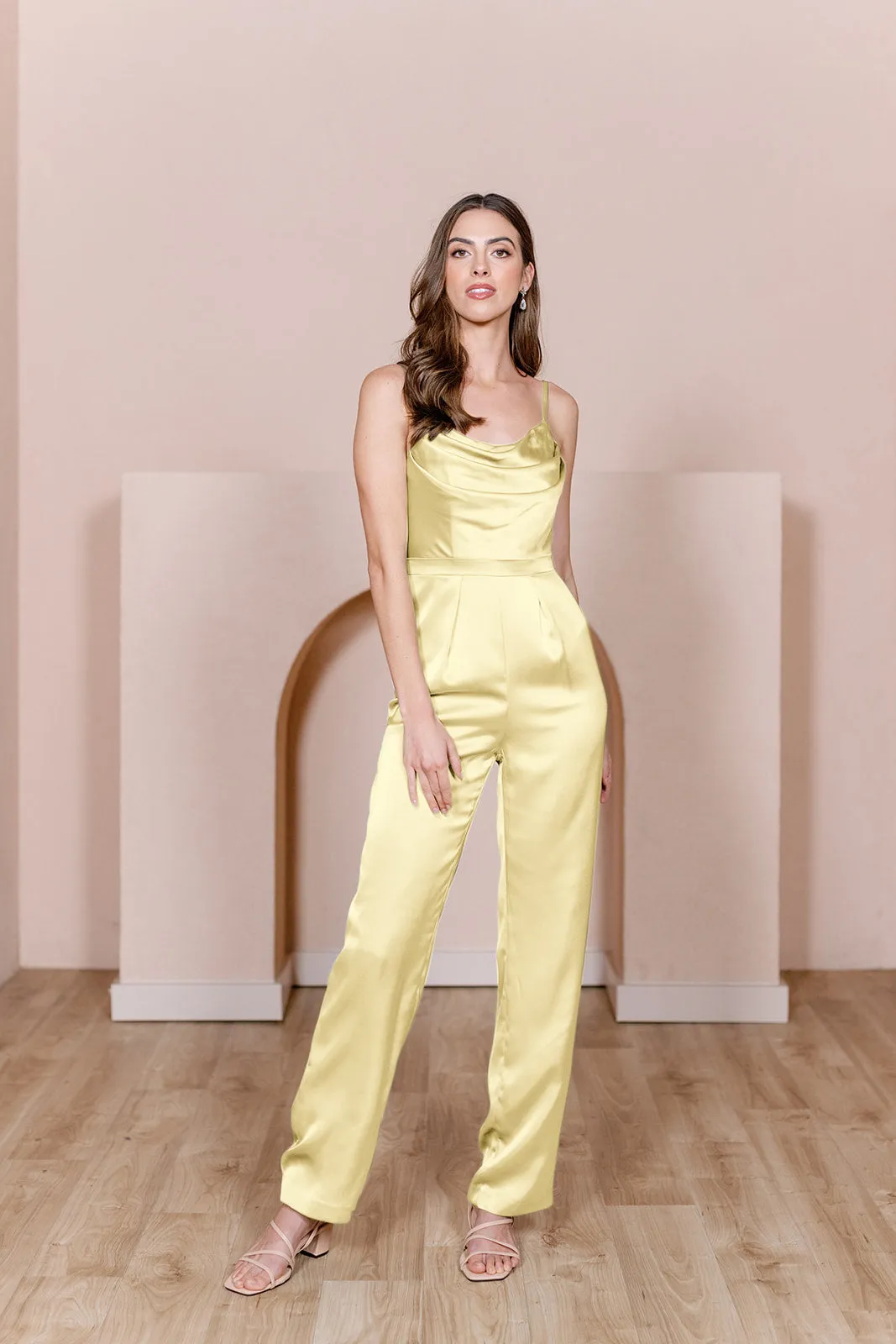 Parker Satin Jumpsuit | Made To Order