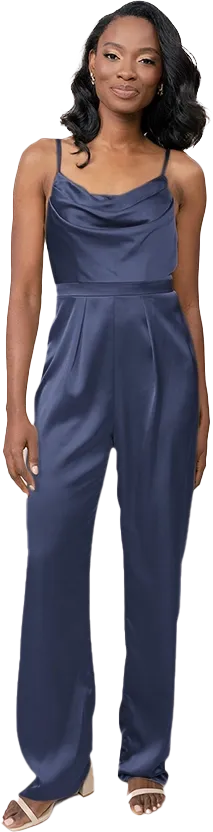 Parker Satin Jumpsuit | Made To Order