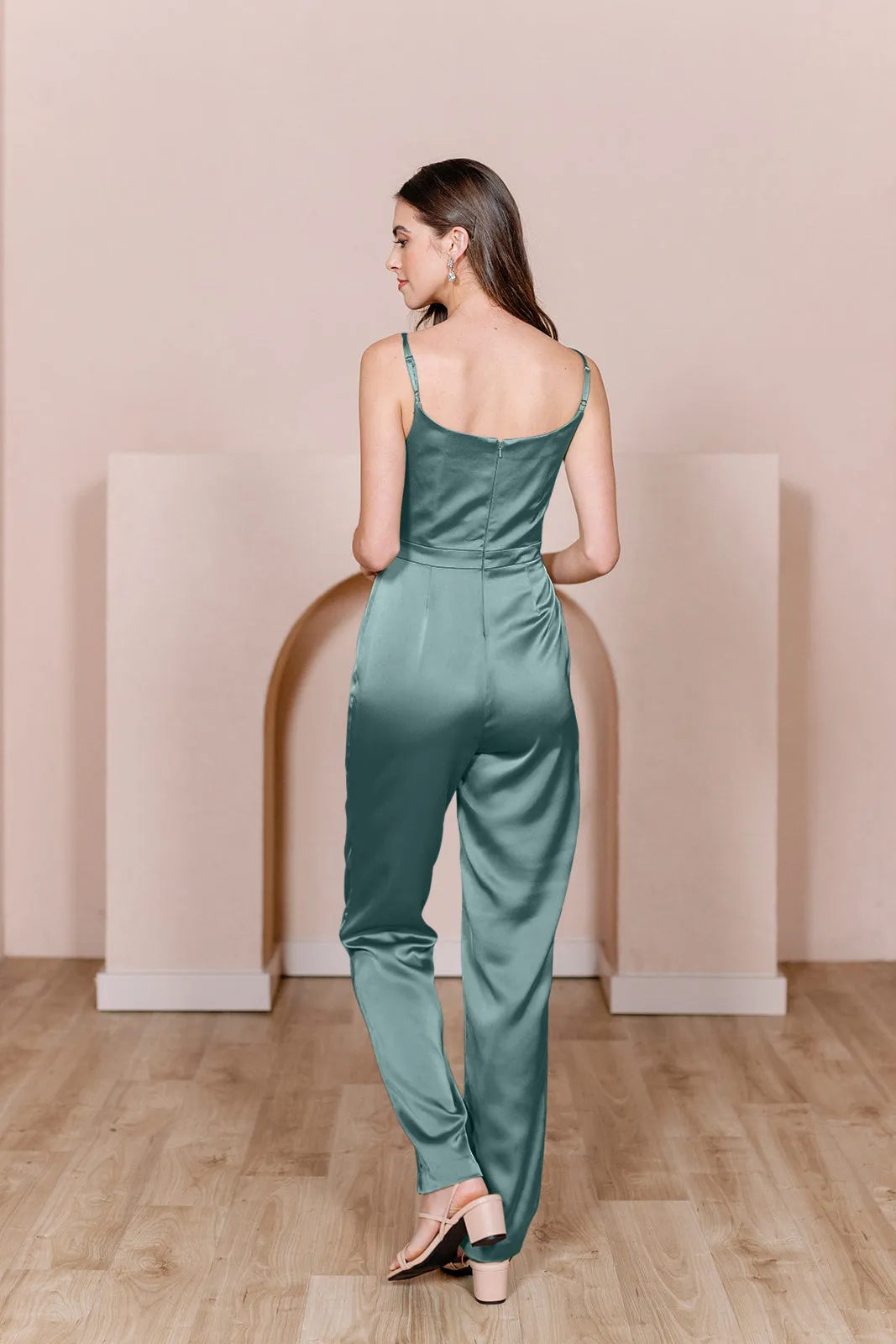 Parker Satin Jumpsuit | Made To Order