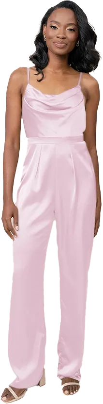 Parker Satin Jumpsuit | Made To Order