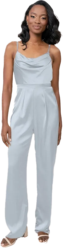 Parker Satin Jumpsuit | Made To Order