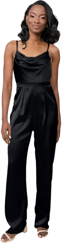 Parker Satin Jumpsuit | Made To Order