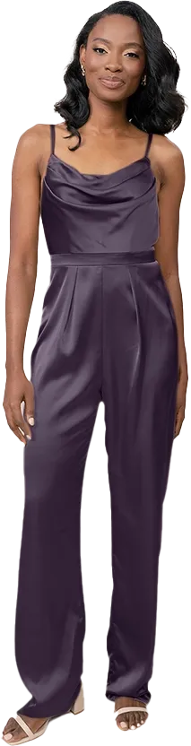 Parker Satin Jumpsuit | Made To Order