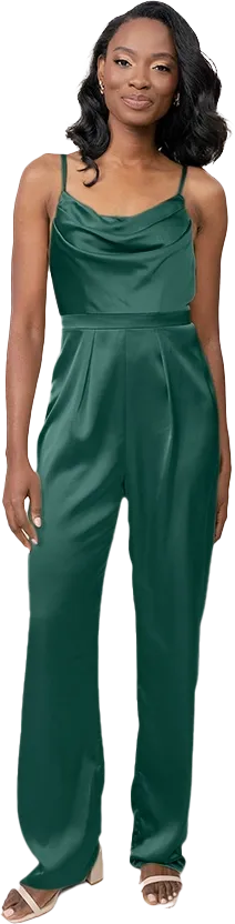 Parker Satin Jumpsuit | Made To Order