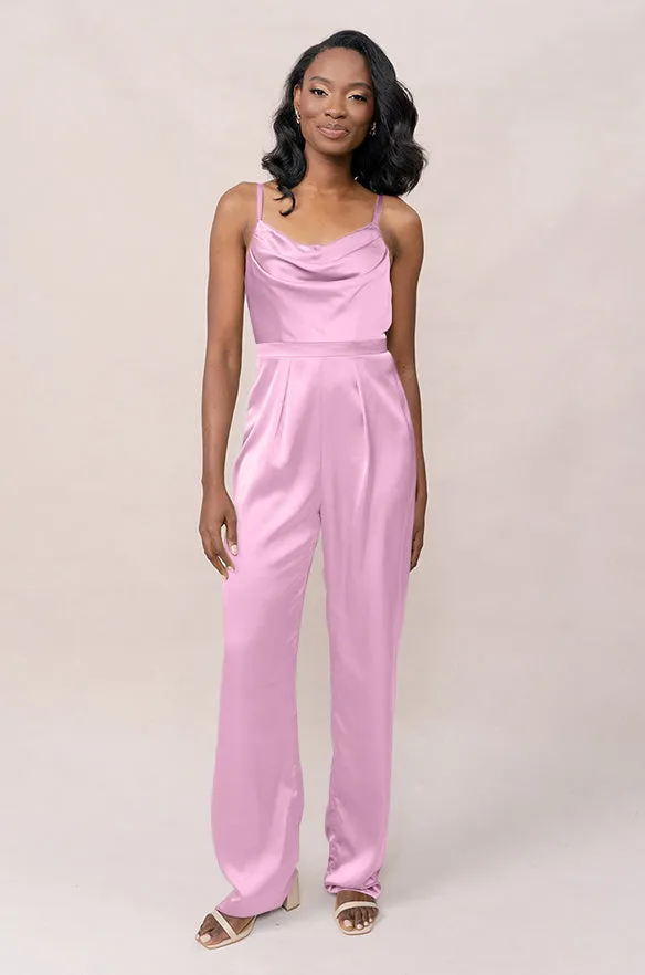 Parker Satin Jumpsuit | Made To Order
