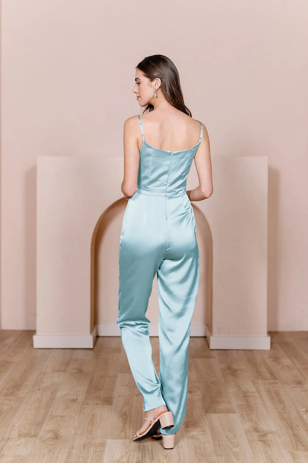Parker Satin Jumpsuit | Made To Order
