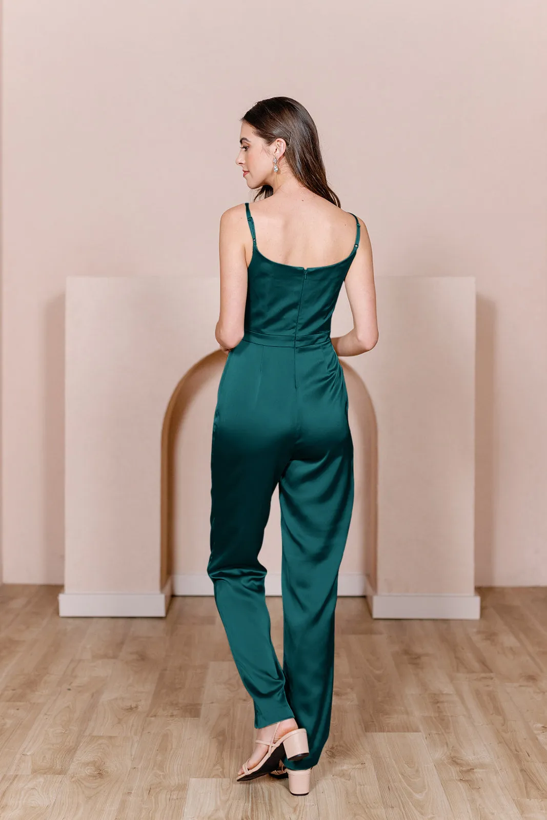 Parker Satin Jumpsuit | Made To Order