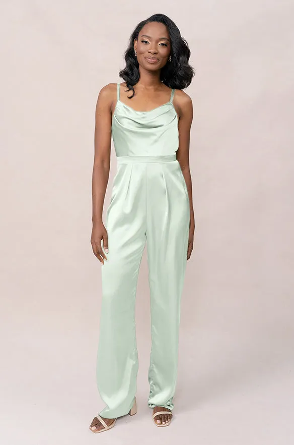 Parker Satin Jumpsuit | Made To Order