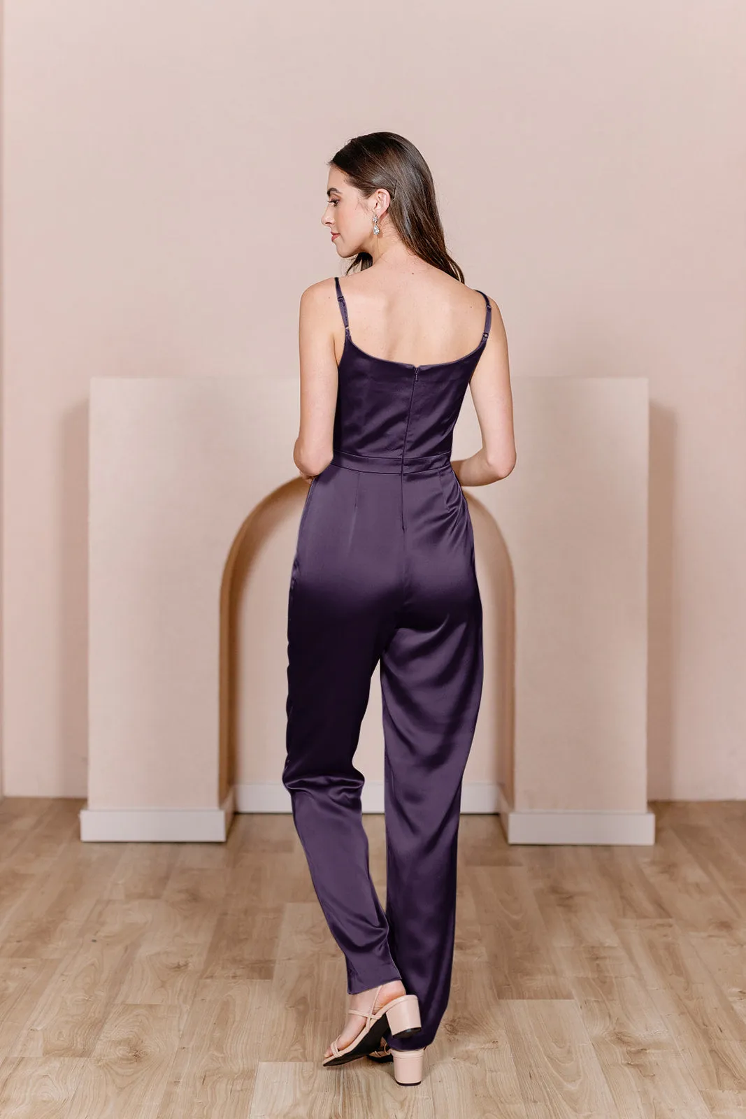 Parker Satin Jumpsuit | Made To Order
