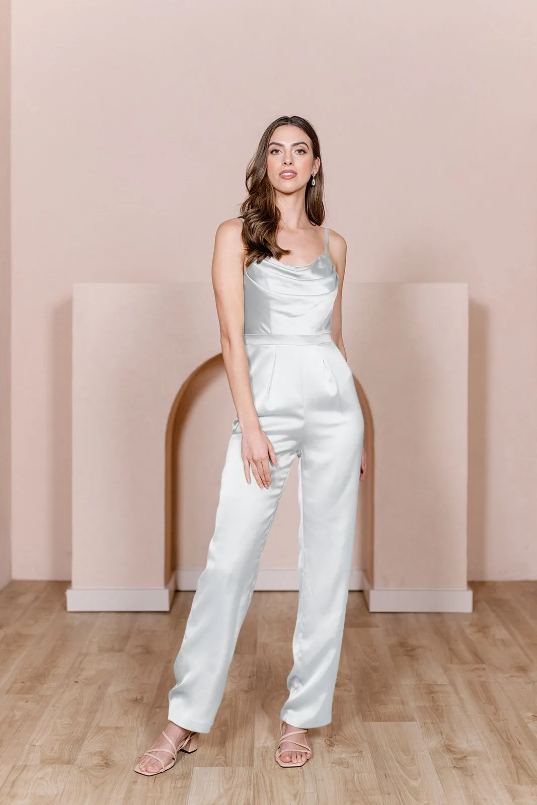 Parker Satin Jumpsuit | Made To Order