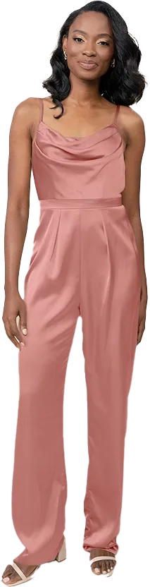 Parker Satin Jumpsuit | Made To Order