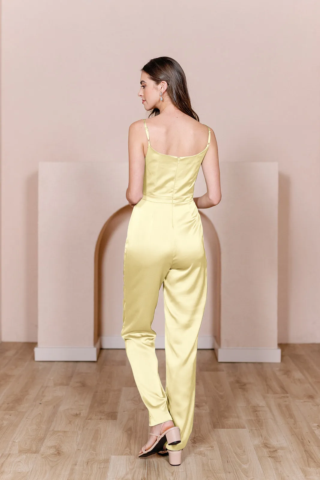 Parker Satin Jumpsuit | Made To Order