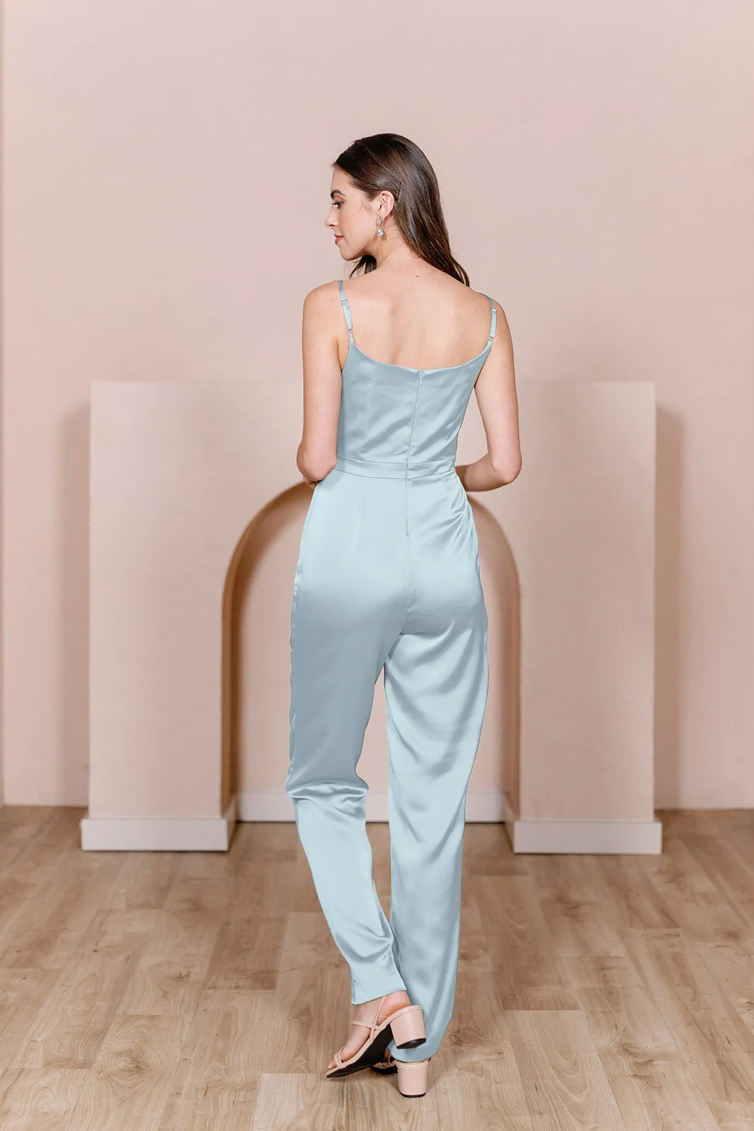 Parker Satin Jumpsuit | Made To Order