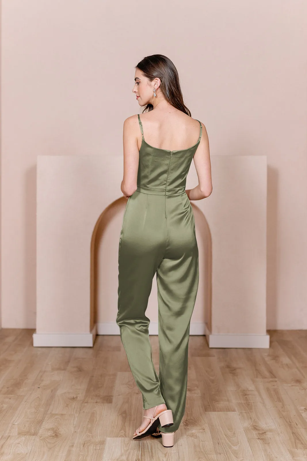 Parker Satin Jumpsuit | Made To Order