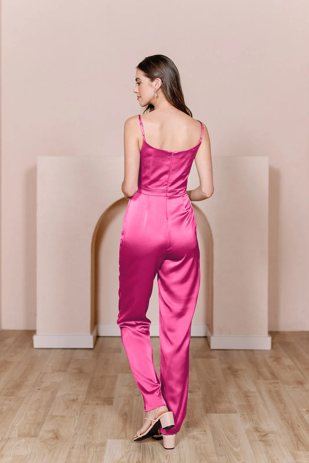 Parker Satin Jumpsuit | Made To Order