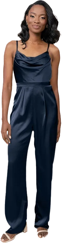 Parker Satin Jumpsuit | Made To Order