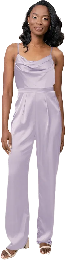 Parker Satin Jumpsuit | Made To Order