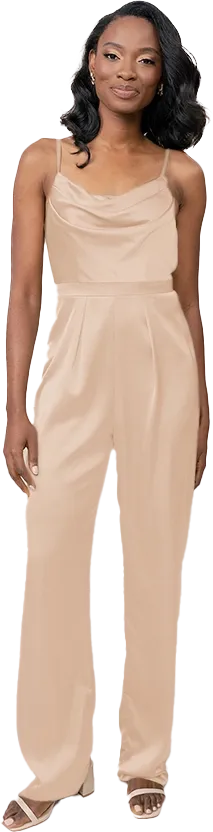 Parker Satin Jumpsuit | Made To Order