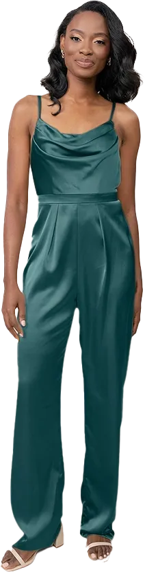 Parker Satin Jumpsuit | Made To Order