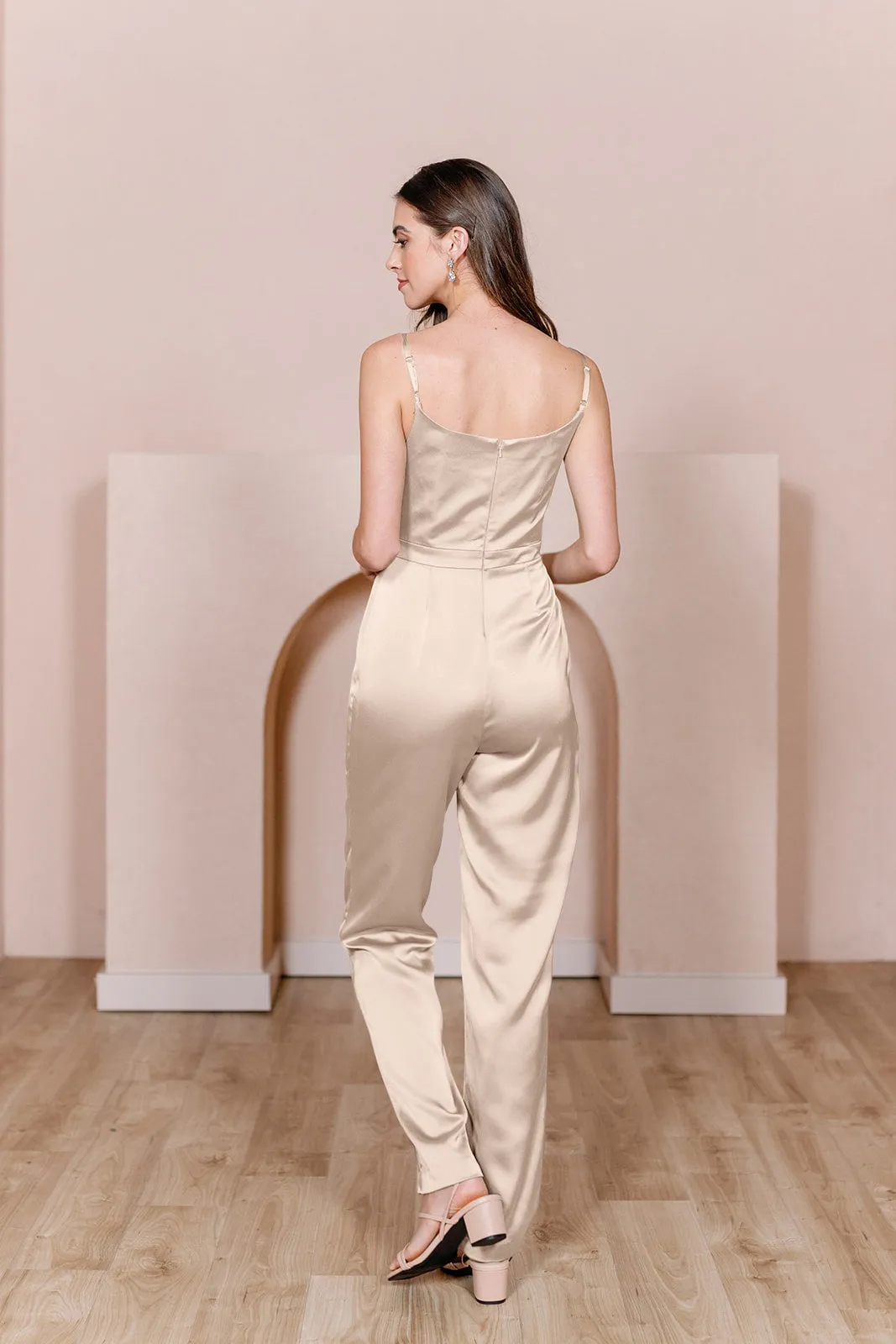 Parker Satin Jumpsuit | Made To Order