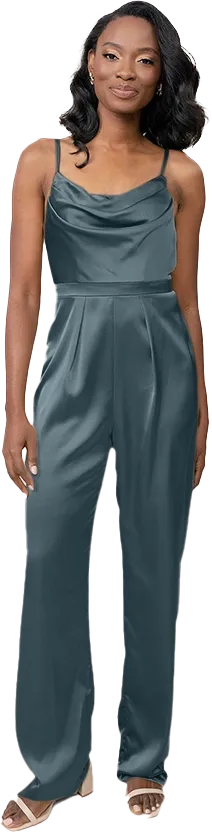 Parker Satin Jumpsuit | Made To Order