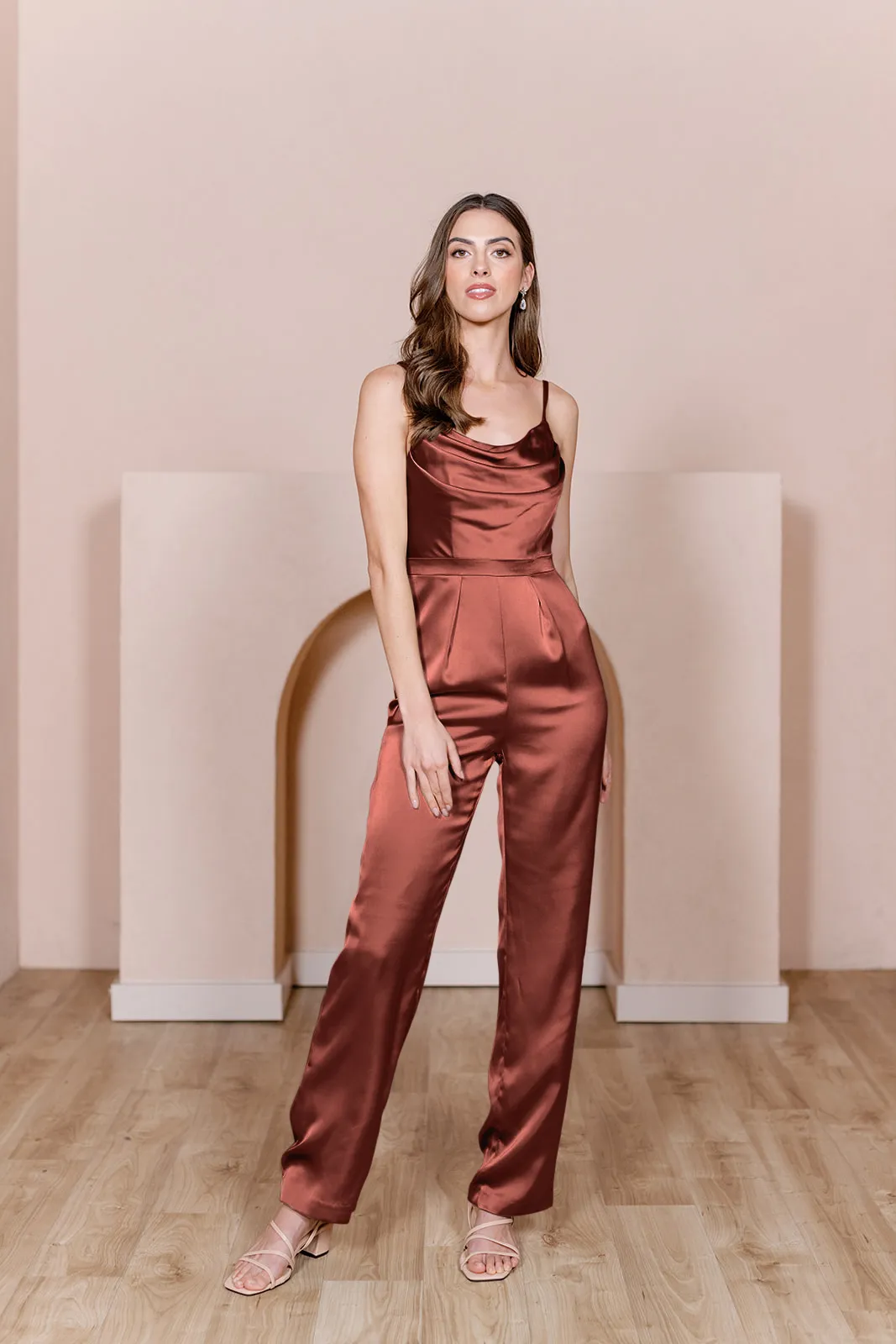 Parker Satin Jumpsuit | Made To Order