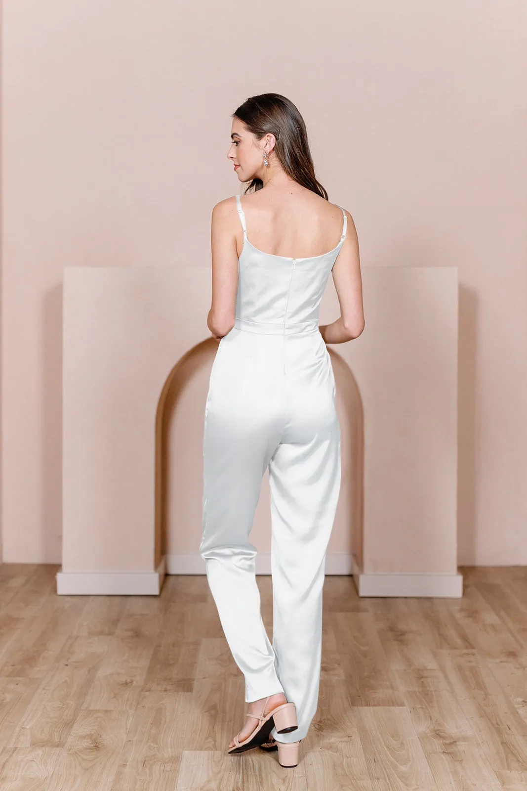 Parker Satin Jumpsuit | Made To Order