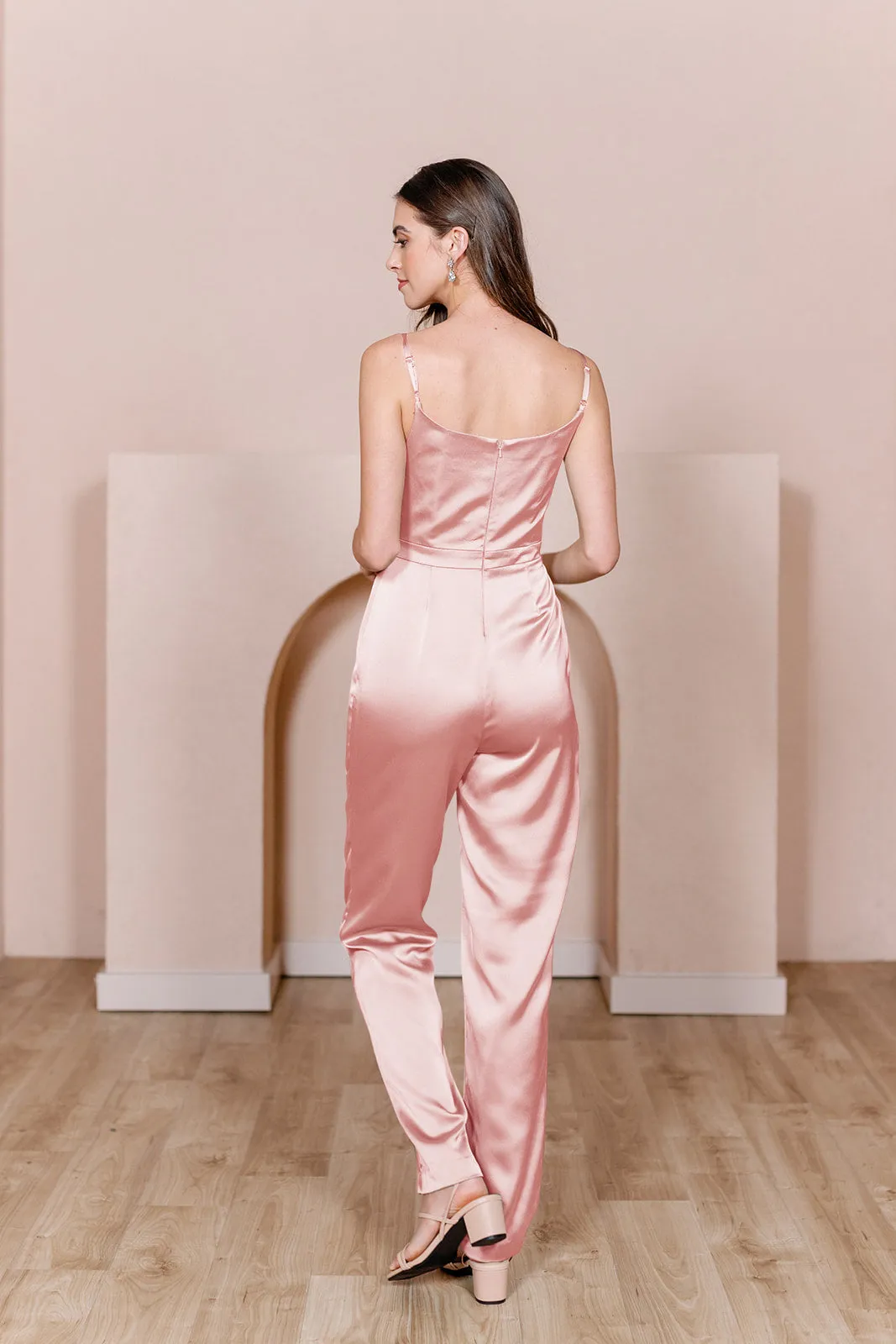 Parker Satin Jumpsuit | Made To Order