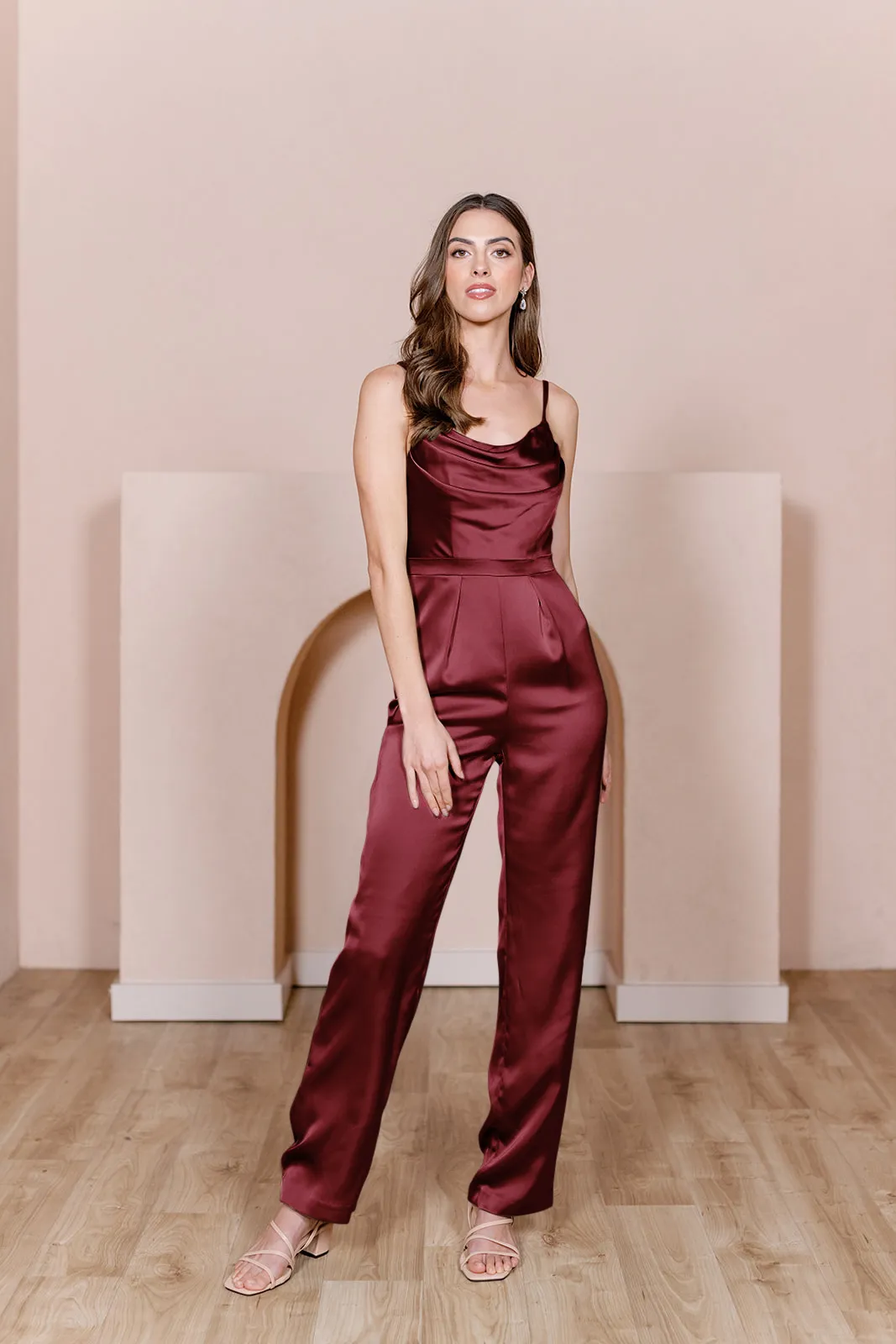 Parker Satin Jumpsuit | Made To Order