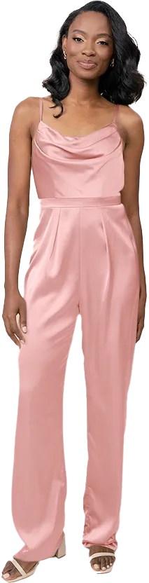 Parker Satin Jumpsuit | Made To Order