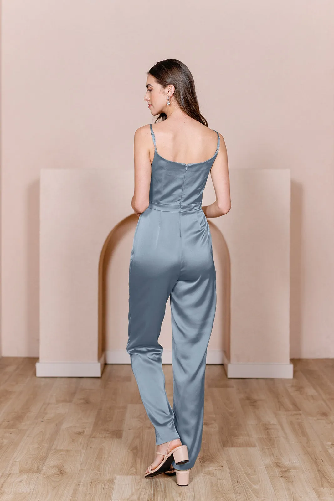 Parker Satin Jumpsuit | Made To Order