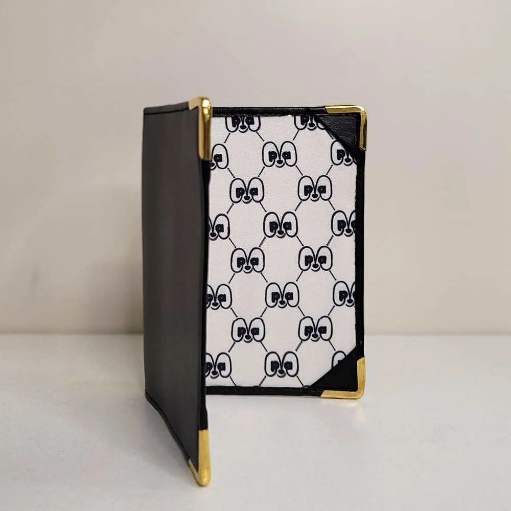 Passport Cover | Travel Essential | Cactus Leather & R-Elan Fabric | Black