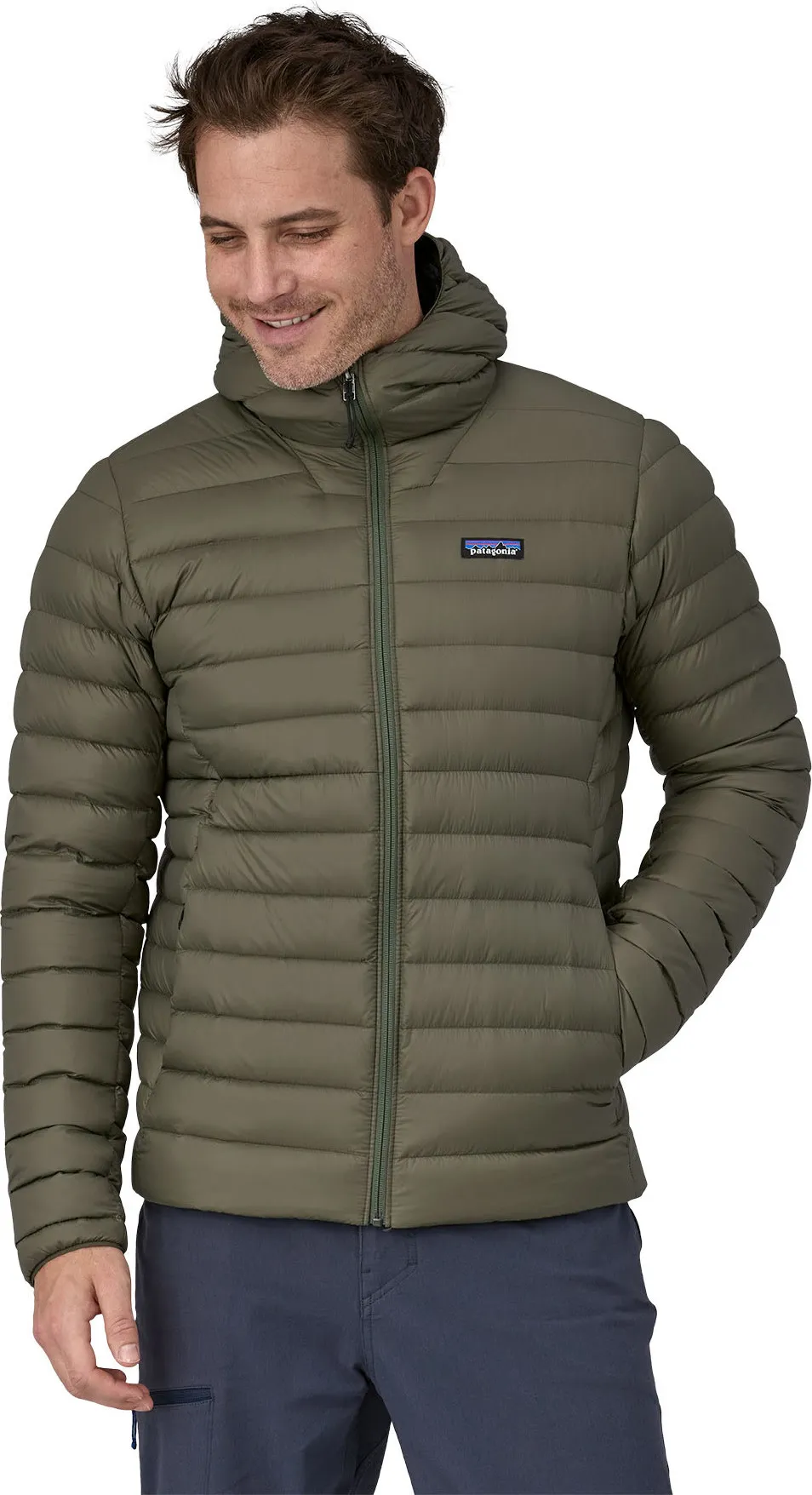 Patagonia Men&#x27;s Down Sweater Hoody Basin Green | Buy Patagonia Men&#x27;s Down Sweater Hoody Basin Green here | Outnorth
