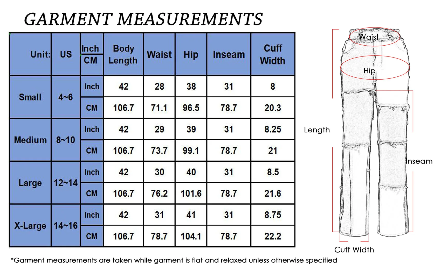 Patchwork Straight Leg Jeans | Mid Waist Raw Hem Denim Pants
