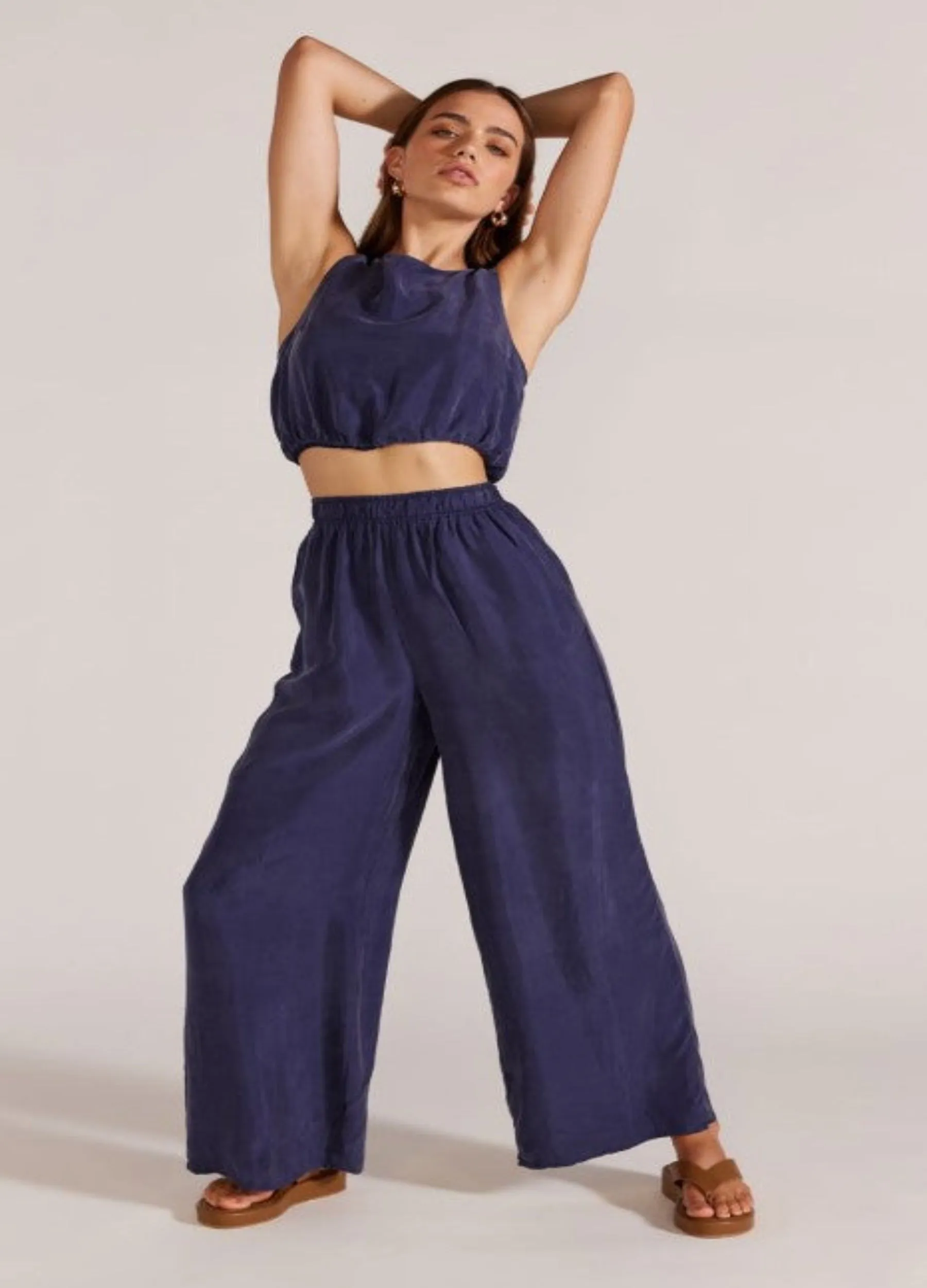 Staple the Label - Full length Clover Pant - Navy