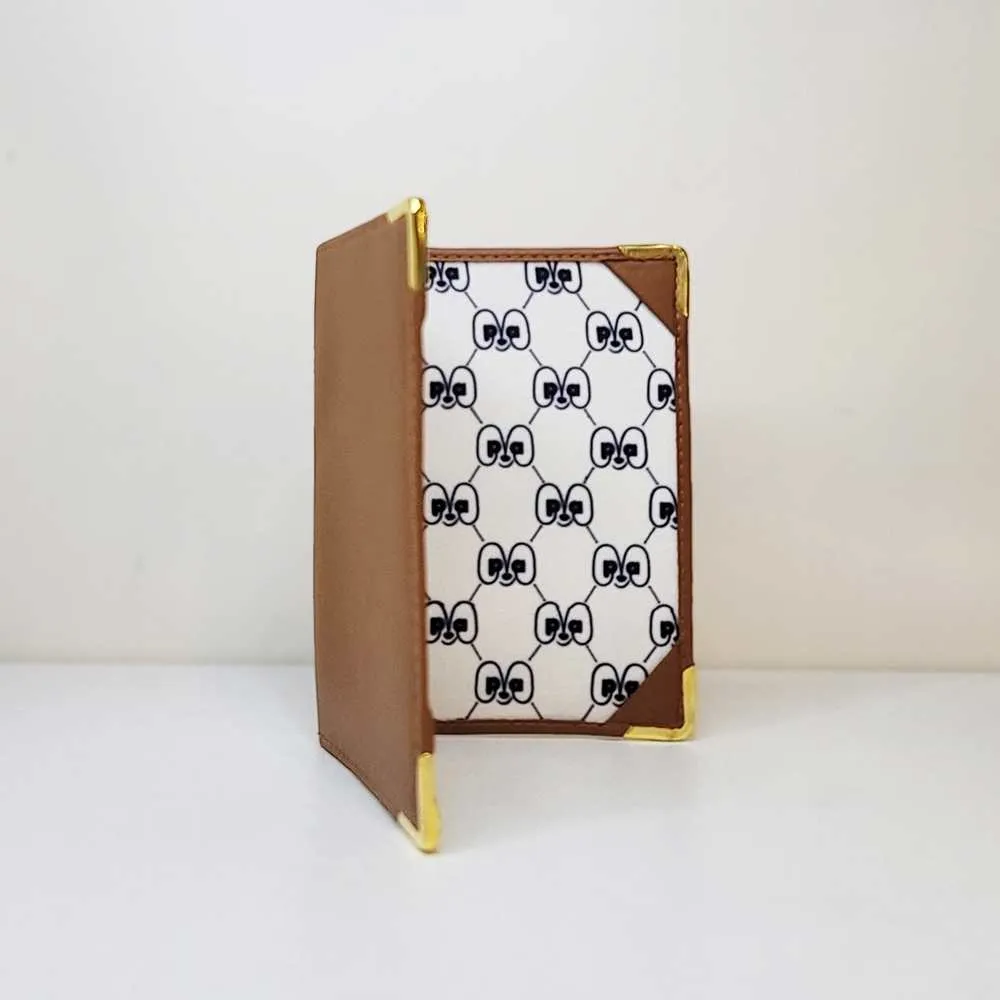 Tan Brown Personalised Passport Holder | Chic Travel Essential