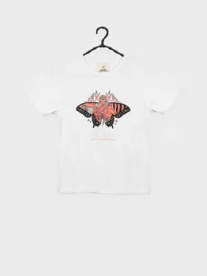 Till Death 2.0 Baby Tee - Vintage White
